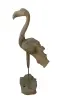  Product image 4 of the product “Flamingo, made from teak root pieces, about 1,10 mtr high-. 2 Parts, metall feet. ”